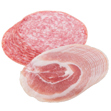 Boerencervelaat of ontbijtspek